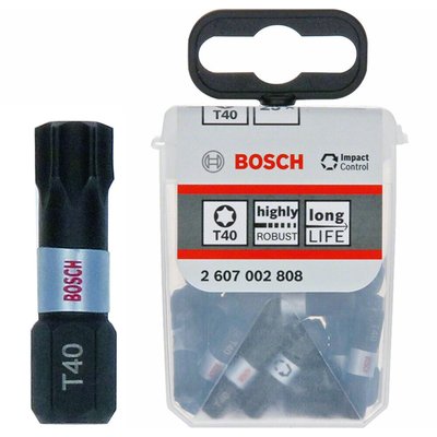 Біта Bosch Impact Control "Torx" T40x25 мм 2607002808 фото