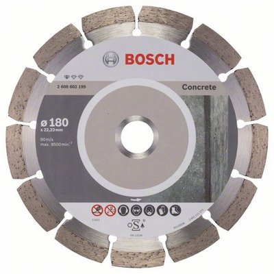 Диск алмазний відрізний Bosch Pf Concrete 180х22.23 2608602199 фото
