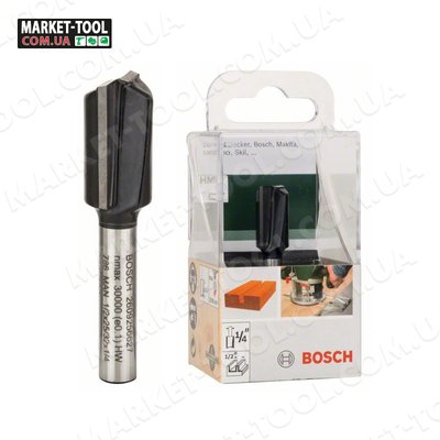 Фреза Bosch 1/4 | 2609256627| D1 12,7 mm, L 19,5 mm, G 51 mm 2609256627 фото