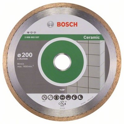 Диск алмазний відрізний Bosch Pf Ceramic 200х25.4 2608602537 фото