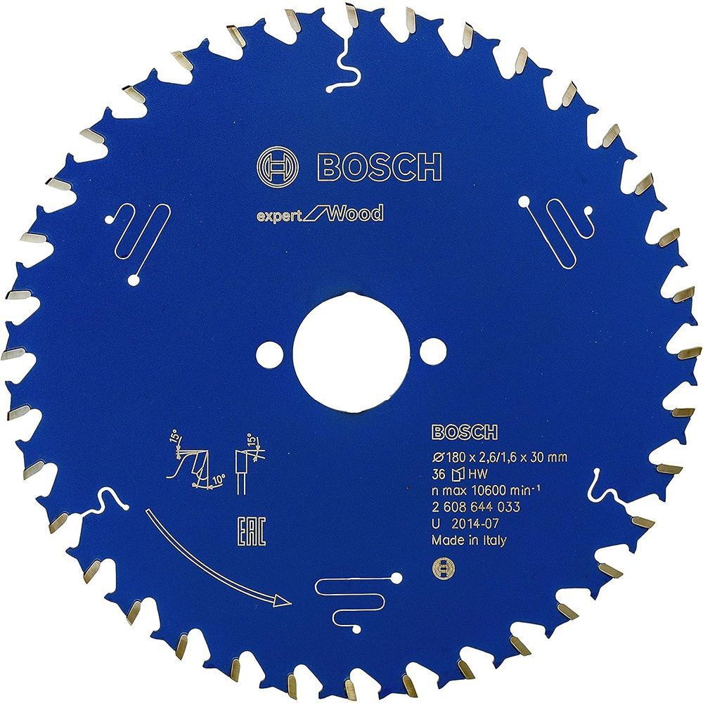 Пильний диск BOSCH 180x30x2,6/1,6x36T Expert for Wood 2608644033 фото