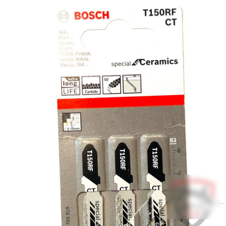 Набір полотен для лобзика Bosch T150RIFF 83 мм HM 3 шт. 2608633105 фото