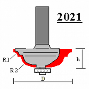 Фреза ГЛОБУС 2021 R3/8 2021-r3/8 фото