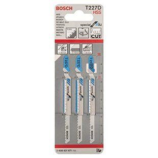 Набір полотен для лобзика Bosch T227D 100 мм HSS 3 шт 2608631671 фото