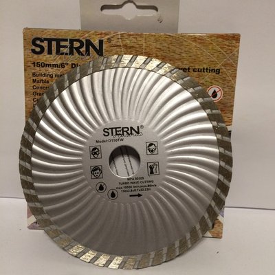 Диск алмазный отрезной STERN 150x22.23 турбоволна stern-turbo-150 фото