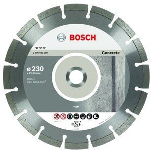 Диск алмазний відрізний Bosch 230 x 22,23 мм, Standard for Concrete 2608603243 фото