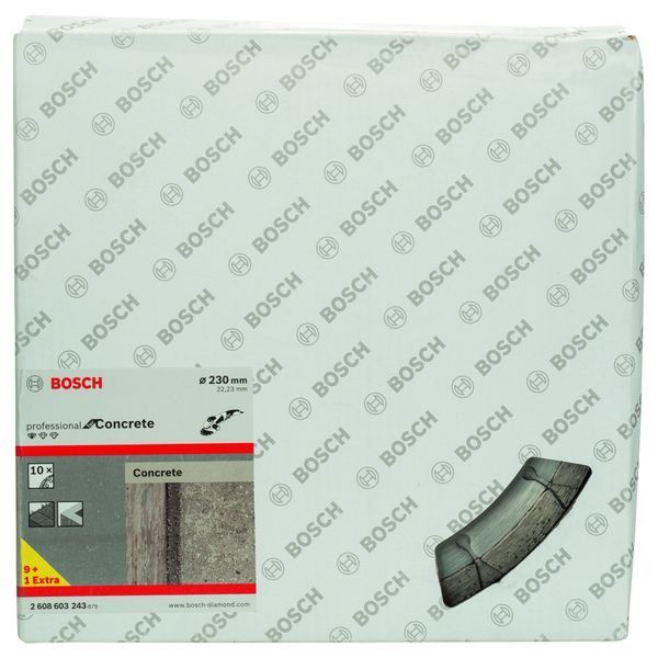 Диск алмазный отрезной Bosch 230 x 22,23 мм, Standard for Concrete 2608603243 фото