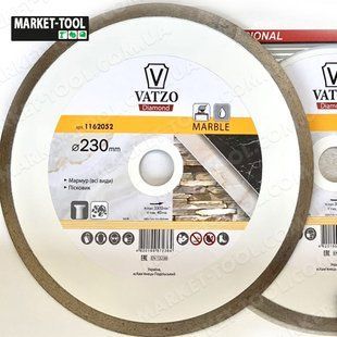 Алмазный диск VATZO 1A1R 180x25,4 MARBLE 1162032 фото