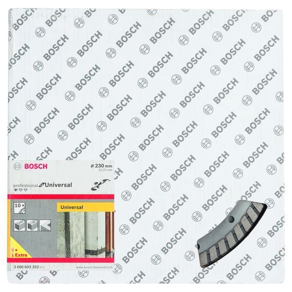 Диск алмазний відрізний Bosch 230 x 22,23 мм, Standard for Universal Turbo 2608603252 фото
