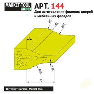 Фрезы D160 (Арт. 144.01) для профильных поверхностей филенок дверей FL-144.01 фото