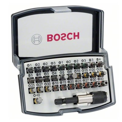 Набор бит Bosch с держателем, 32 шт 2607017319 фото
