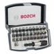 Набор бит Bosch с держателем, 32 шт 2607017319 фото 1