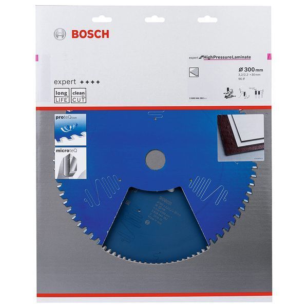 Пильный диск BOSCH 300x30x3.2/2.2x96T Expert for High Pressure Laminate 2608644362 фото