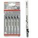 Пилка для електролобзика Bosch T101BF, 5 шт. 2608634234 фото