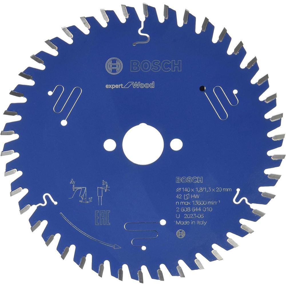 Пильный диск BOSCH 140x20x1,8/1,3x42T Expert for Wood 2608644010 фото