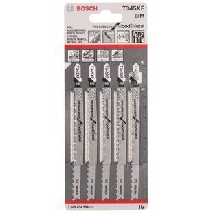 Полотно для лобзика Bosch T345XF Bi-Metal 5 шт. 2608634994 фото