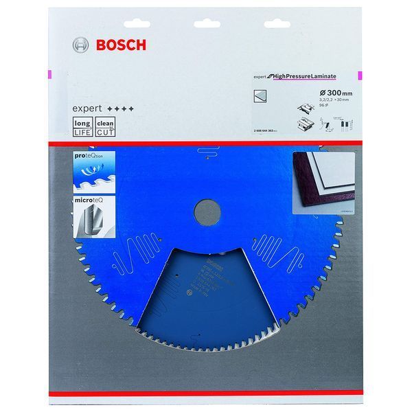 Пильный диск BOSCH 300x30x3.2/2.2x96T Expert for High Pressure Laminate 2608644363 фото