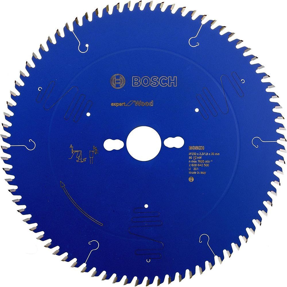 Пильный диск BOSCH 250x30x2,5/1,8x80T Expert for Wood 2608642500 фото