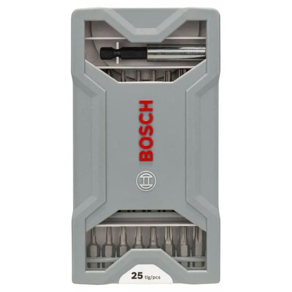 Набор бит Bosch Mini X-Line Extra Hard, 25 шт с магнитным держателем 2607017037 фото
