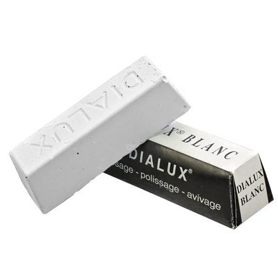 Паста DIALUX BLANC (біла) для проміжного та фінішного полірування металів і пластиків (115 г) PPDW-120 фото