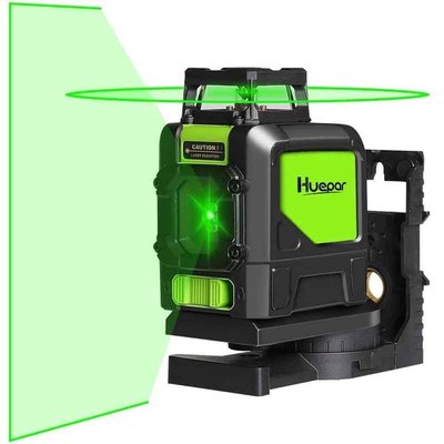 Лазерный уровень Huepar HP-901CG с зеленым лучом и магнитной поворотной основой 901CG фото