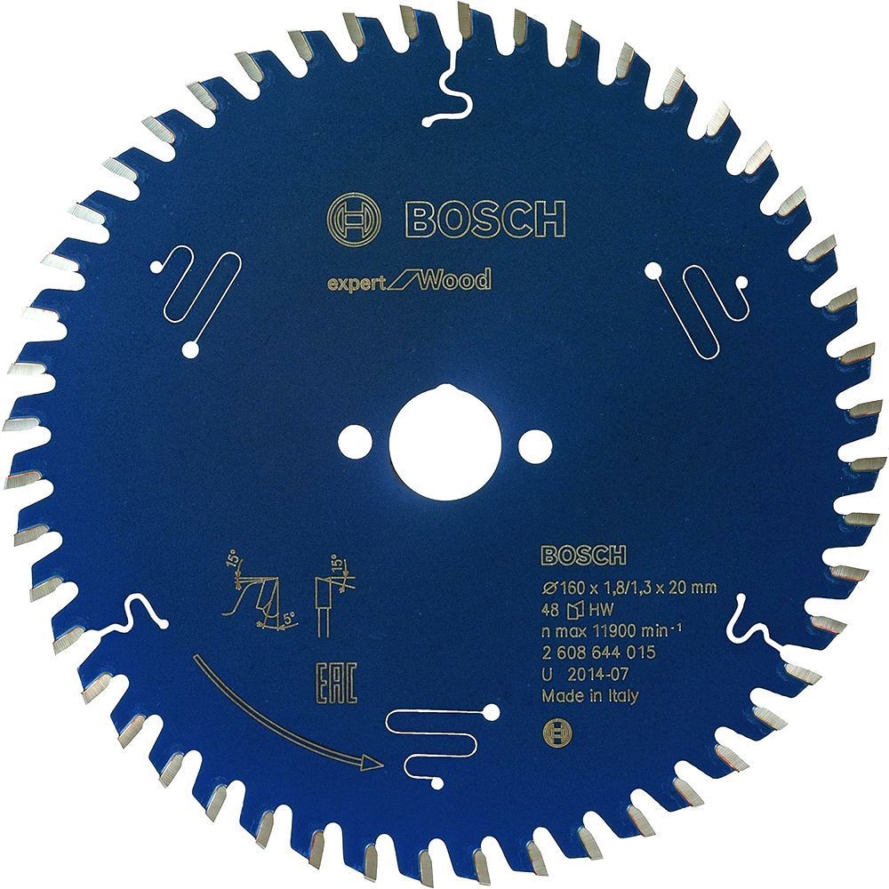 Пильний диск BOSCH 160x20x1,8/1,3x48T Expert for Wood 2608644015 фото