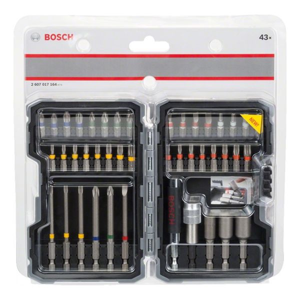 Набор бит Bosch X-Pro Box, 43 шт. 2607017164 фото