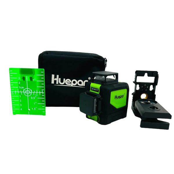 Лазерний рівень Huepar HP-902CG 2D, з імпульсним режимом та магнітною поворотною основою 902CG фото