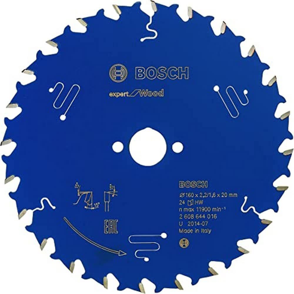 Пильний диск BOSCH 160x20x2,2/1,6x24T Expert for Wood 2608644016 фото