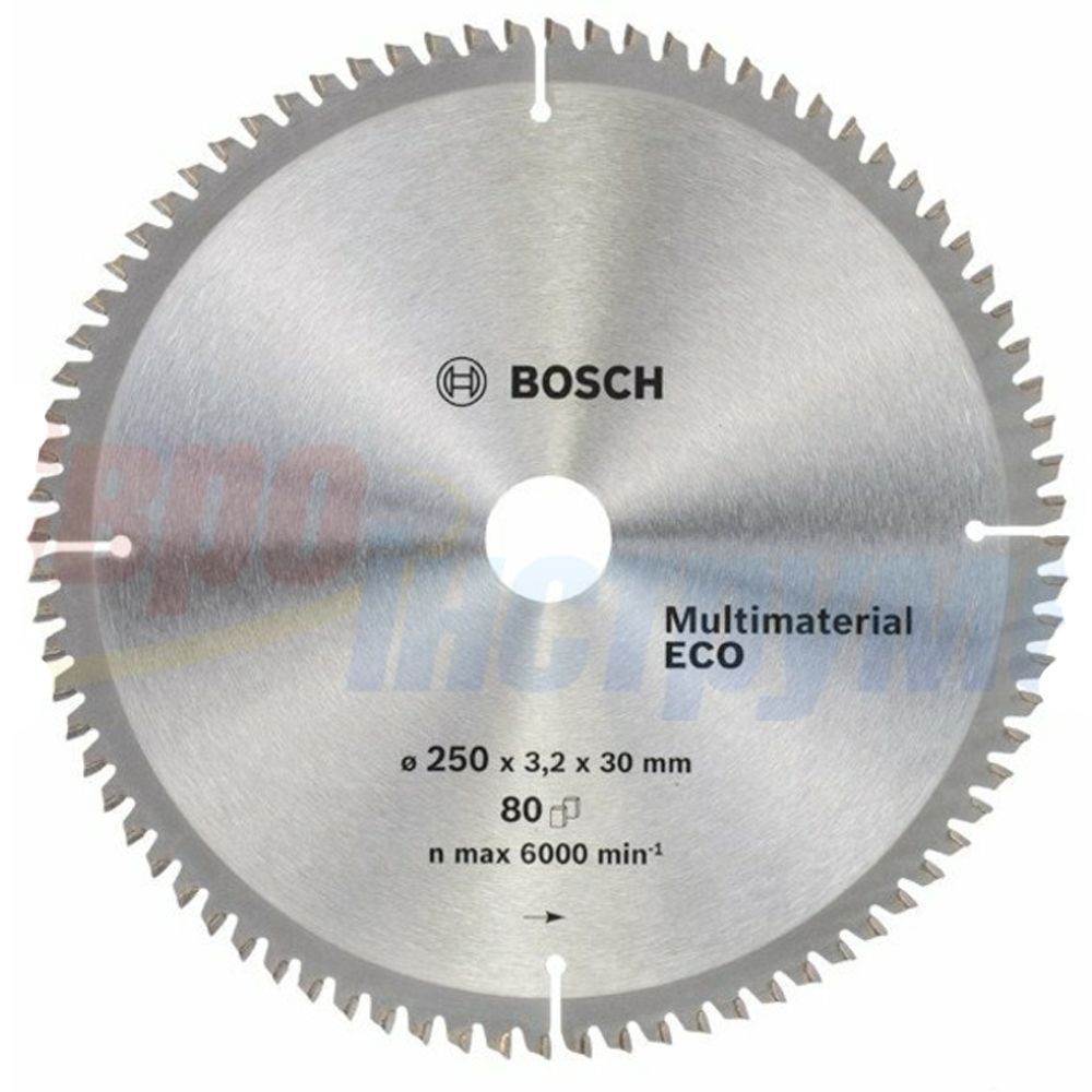 Пильный диск BOSCH 250x30x80z Multi ECO 2608641805 фото