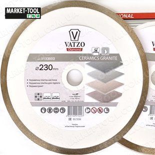 Алмазный диск VATZO 1A1R 300x32 CERAMICS GRANITE&nbsp; 1152073 фото