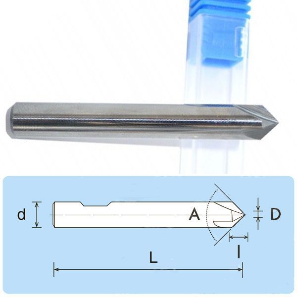 Зенкер D12L60/6 (Кут 90&deg;) 4-х зубый MZK12606 фото