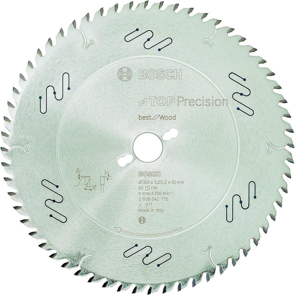 Пильний диск BOSCH 300x30x3,2/2,2 мм 60z Best for Wood 2608642115 фото