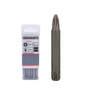Бита BOSCH PH-2*51 ECO 60шт. 2608521246 фото