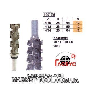 Фреза ГЛОБУС 107 z4/10 зі змінними ножами 107-z4/10 фото