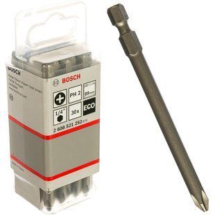 Бита BOSCH PH-2*89 ECO 30шт. 2608521252 фото