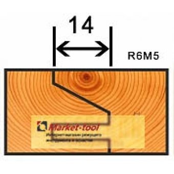 Фрези для меблевої обв'язки D125×32×L14 Коса - 2 фрези mb-125-32-14kos фото