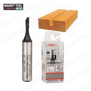 Пазова фреза Bosch| 2608628376| D 3 mm, L 8 mm, G 51 mm 2608628376 фото