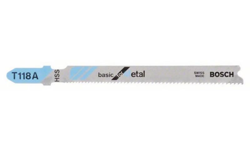 Набір полотен для лобзика Bosch T118A 92 мм HSS 100 шт 2608631964 фото