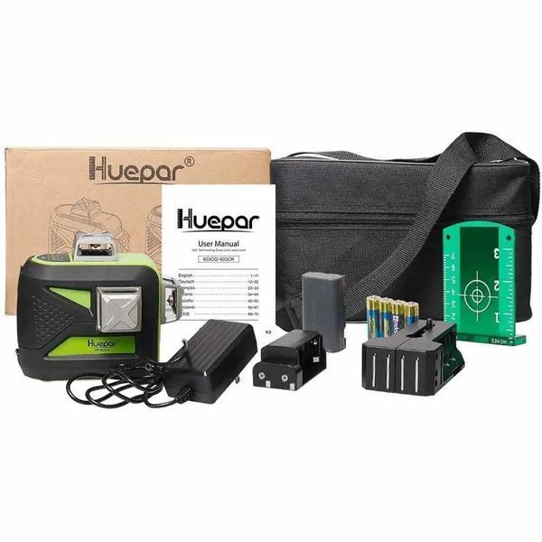 Лазерный уровень Huepar 3D green HP-603CG 603CG фото