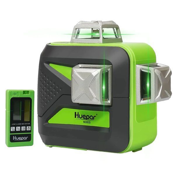 Лазерный уровень Huepar 3D green HP-603CG 603CG фото