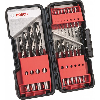 Набор сверл Bosch HSS PointTeQ 1-10 мм, 18 шт., TBox 2608577350 фото
