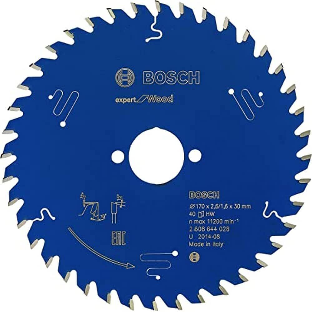 Пильный диск BOSCH 170x30x2,6/1,6x40T Expert for Wood 2608644028 фото