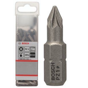 Бита BOSCH PZ-1*25 ECO 100шт. 2608521221 фото