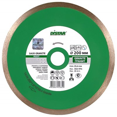 Алмазний відрізний диск Distar Granite 180x25.4 11120034014 фото