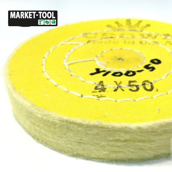 Круг муслиновый желтый CROWN D100 50 слоев KMC-10050y фото