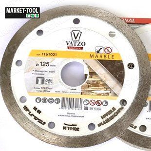 Алмазный диск VATZO 1A1R 125x22,23 MARBLE 1161021 фото