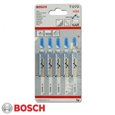 Набір полотен для лобзика Bosch T127D 100 мм HSS 5 шт 2608631017 фото