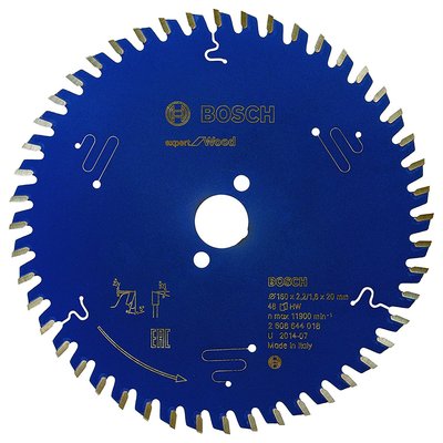Пильний диск BOSCH 160x20x2.2/1.6x48T Expert for Wood 2608644018 фото