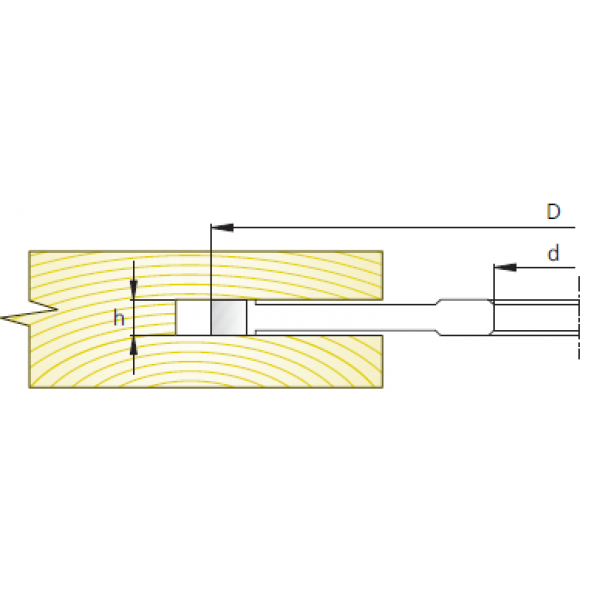 Фреза пазовая "Мехсервис" 180x32х18 FPMS-3202-32 фото